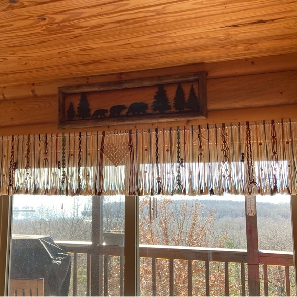 Macrame sliding door valances - Picture 1 of 1